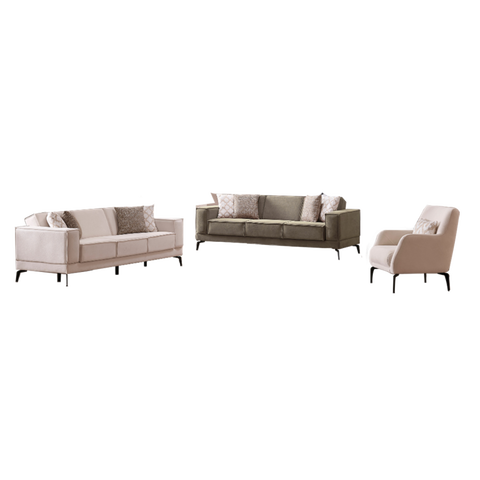 Salon FOREST 3+3+1 Avec Fonction Lit Et Rangement