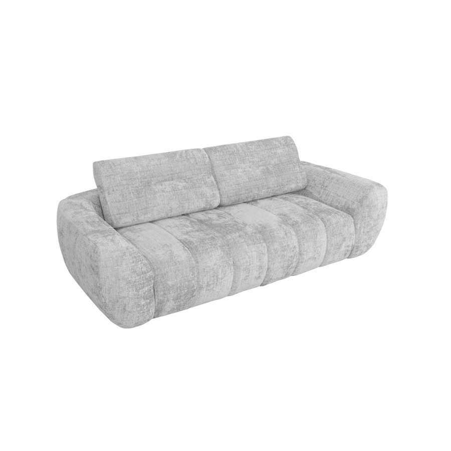 Canapé 3 Places NAPOLI - Gris clair