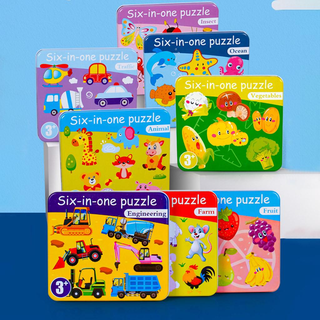 Cartoon Puzzle Early Educational six