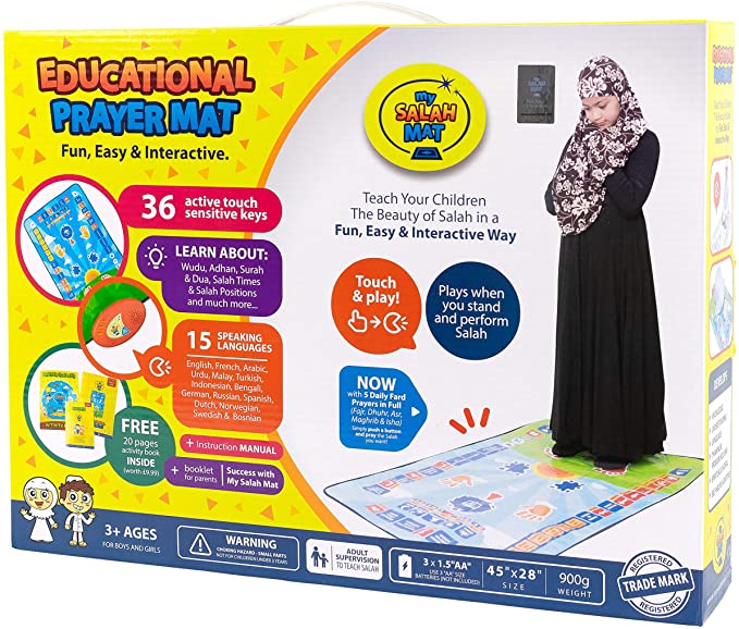 Tapis de Prière Educatif et Interactif pour Enfants