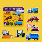 Cartoon Puzzle Early Educational six