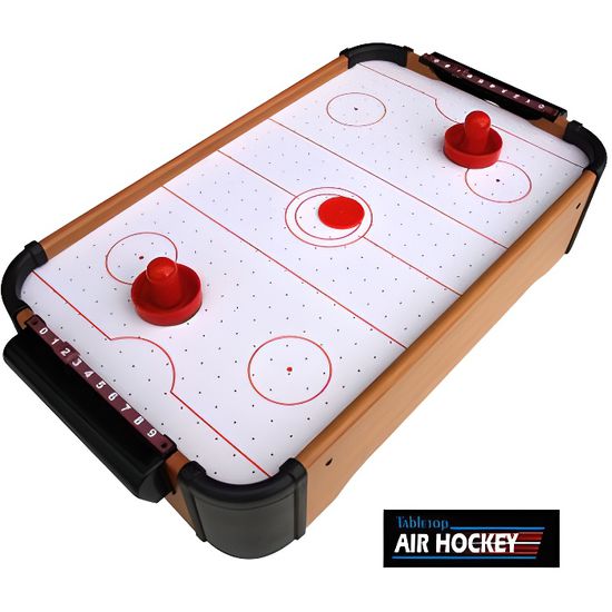 Mini table de jeu air hockey en bois